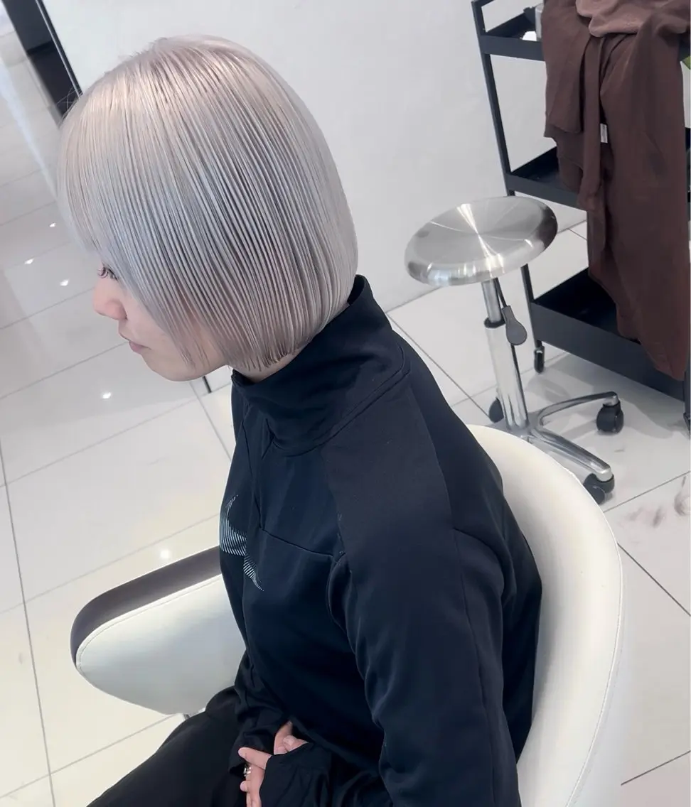 ミディアム カット ヘアカラー トリートメント earth甲府昭和店 東 允のヘアスタイル