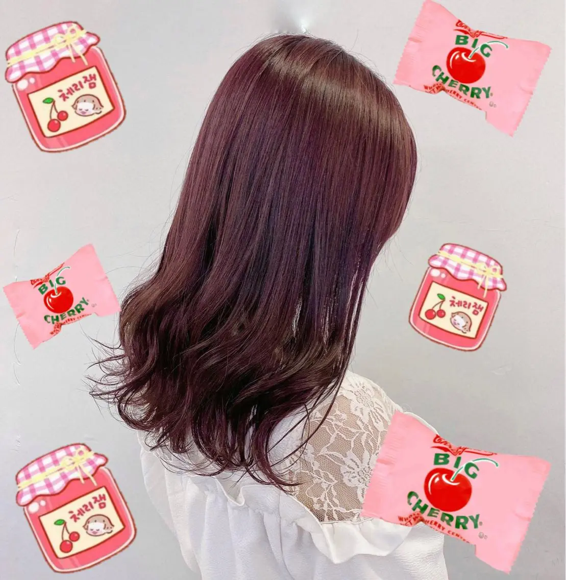 ロング カラー パーマ ヘアアレンジ メンズ キッズ 上品＆韓国風 🥀海心🥀のヘアスタイル