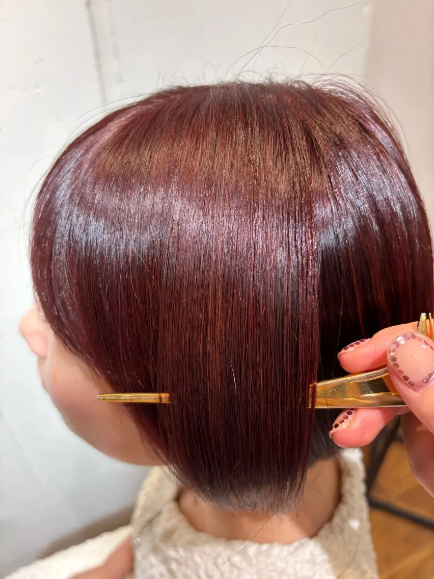 ショート カラー 岩崎 優のヘアスタイル