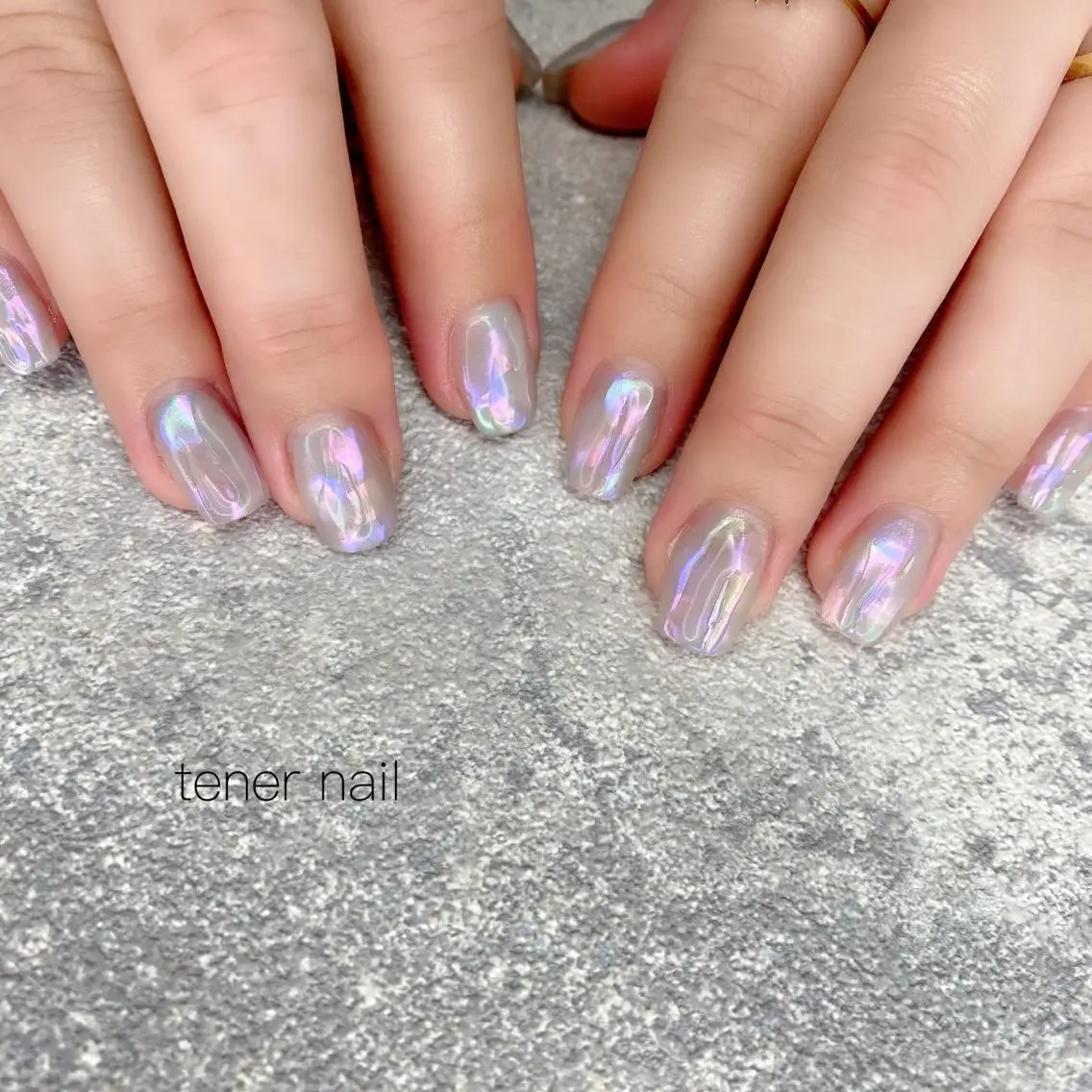 ネイル オーロラネイル テネルネイル tener nailのネイルデザイン
