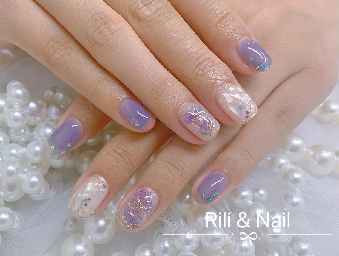 ネイル ハンドネイル Rili 🍀 リリ ネイル サロンのネイルデザイン