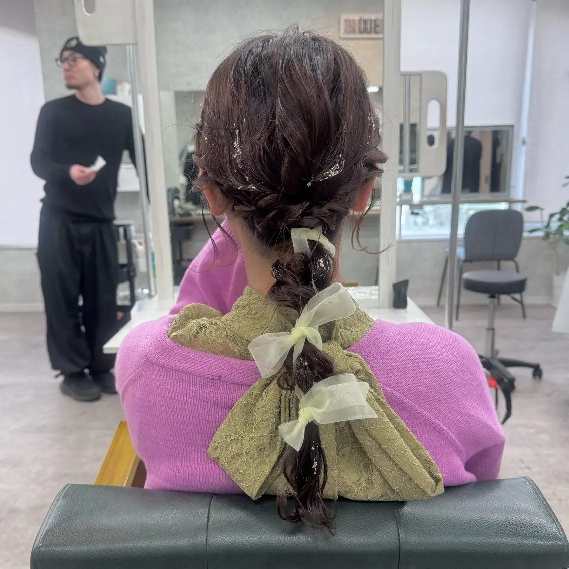 ロング ヘアアレンジ JUNSHIN🦋 ヘアセット／カラーのヘアスタイル