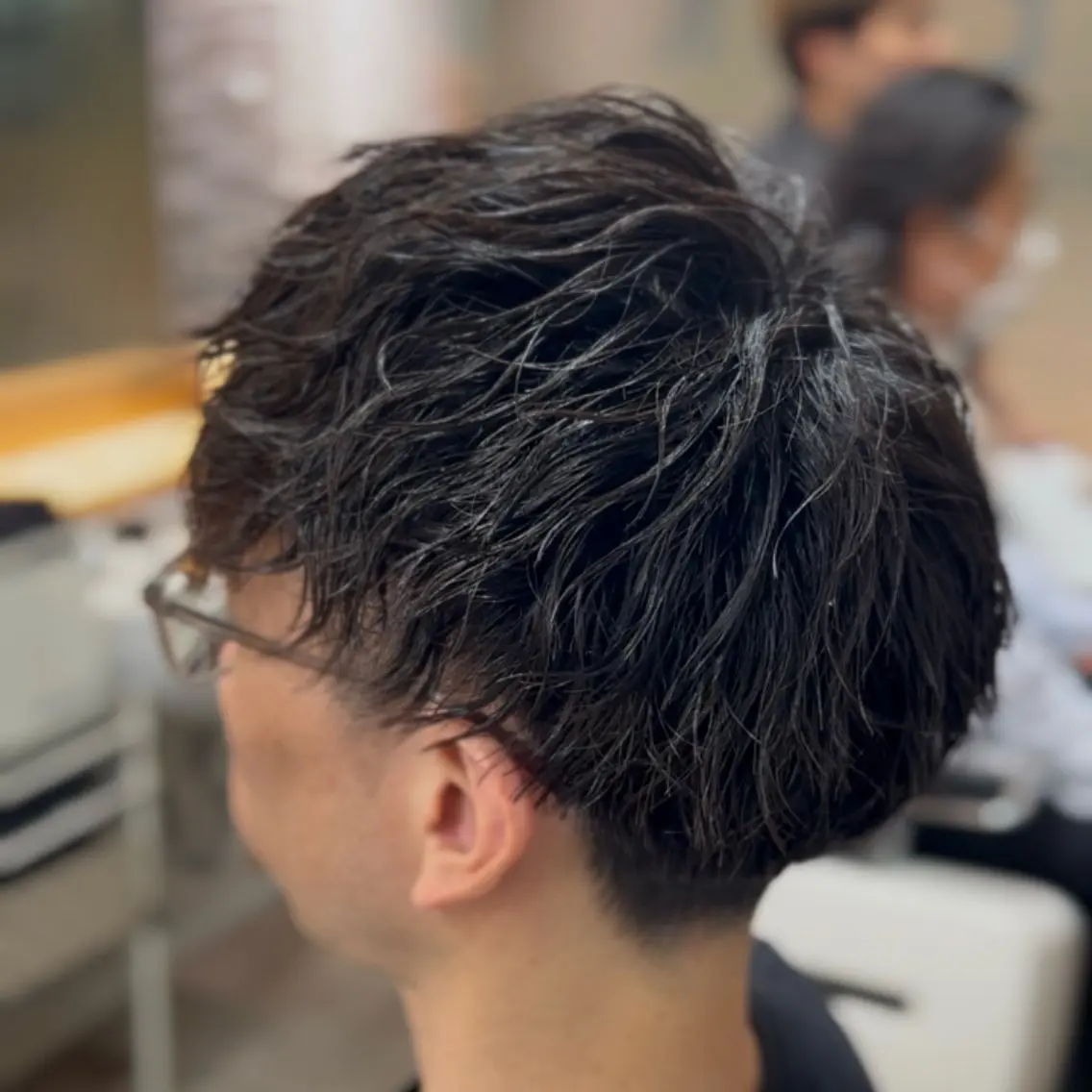 パーマ メンズ メンズパーマ 刈り上げ カット パーマ FRISEUR/山本 美芽のヘアスタイル