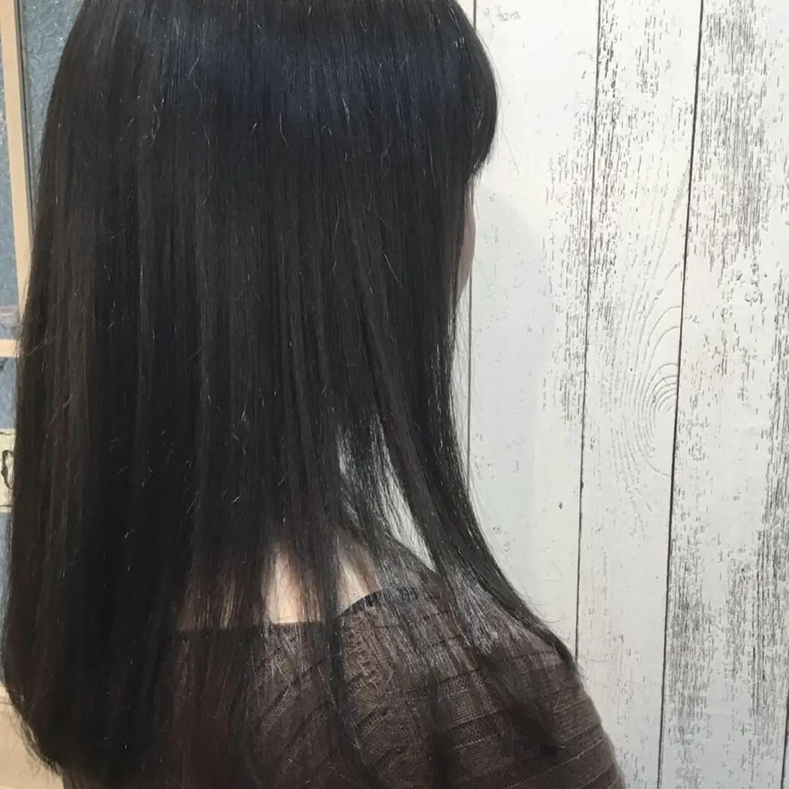 セミロング カラー パーマ embrace エンブレイスのヘアスタイル
