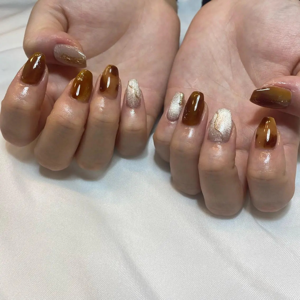 ネイル マグネットネイル ハンドネイル mol 山田のネイルデザイン