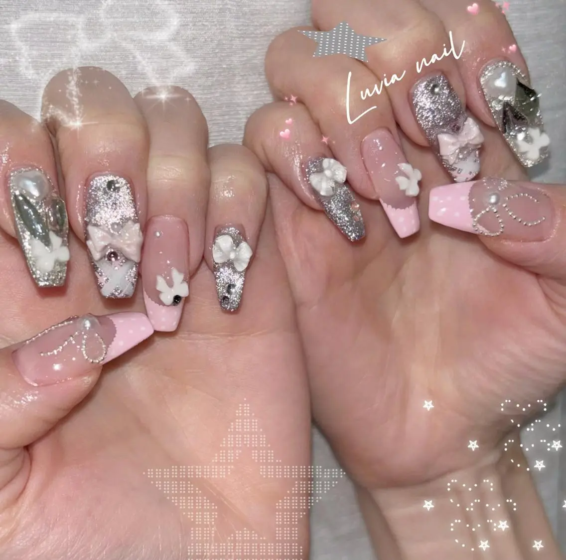 ネイル 🎀Luvia nail 池袋✨のネイルデザイン