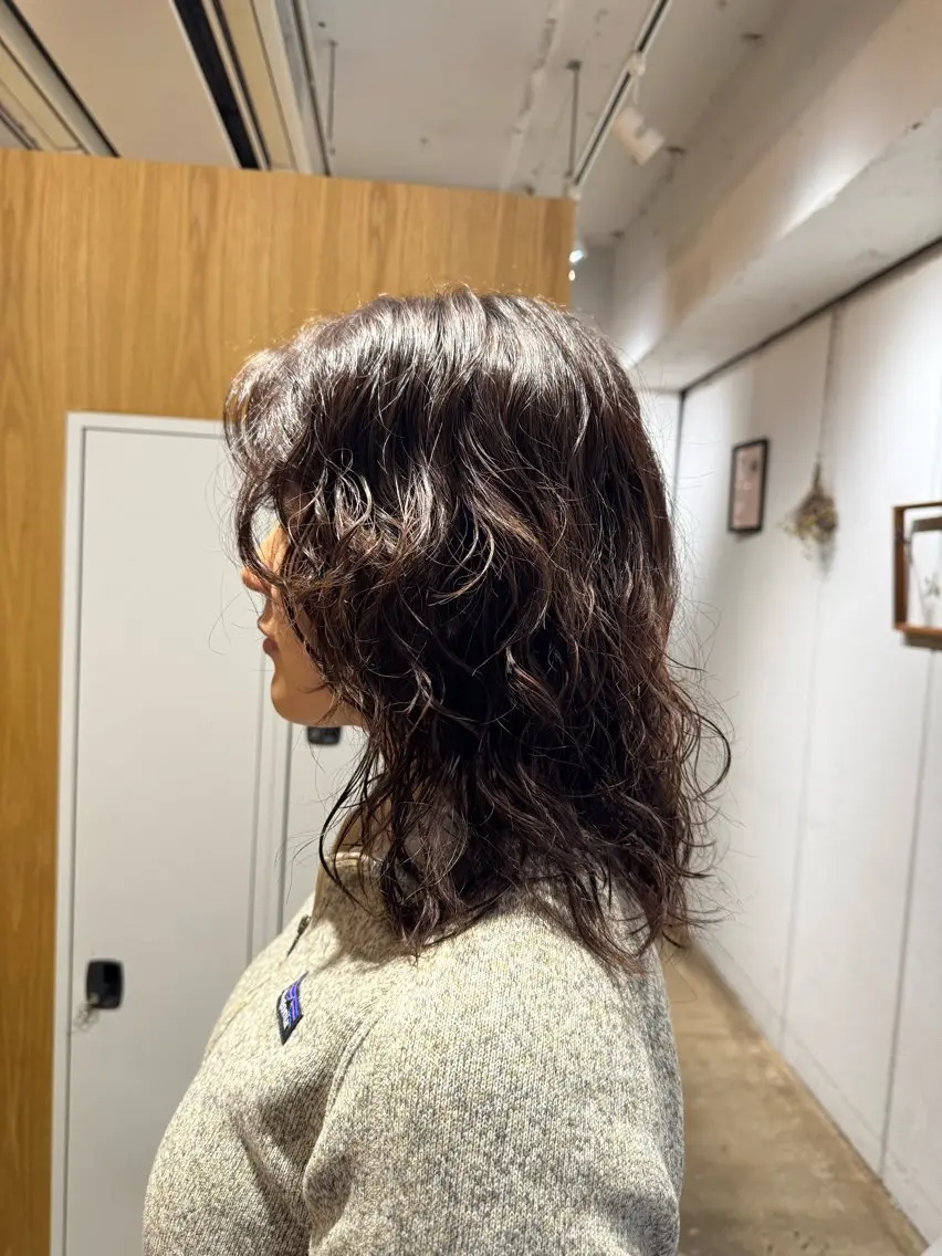 セミロング 🧤ル ウ🧤のヘアスタイル