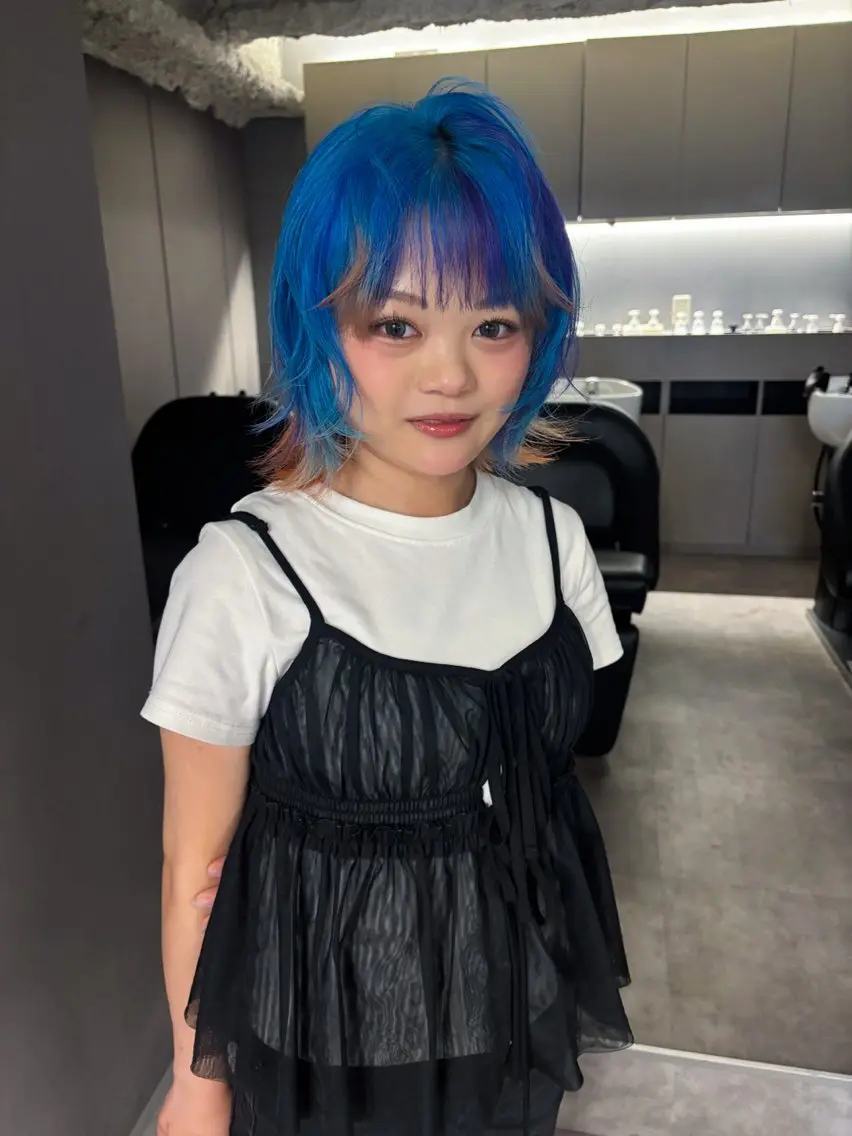 ショート カラー ヘアカラー デザインカラー /rioのヘアスタイル