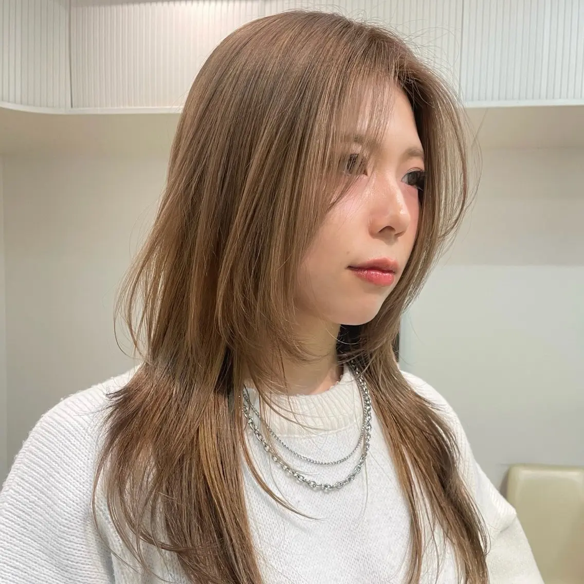 ロング カラー ヘアカラー トリートメント ヘアセット 🪅ブリーチカラー 🪅琉羽Ruuのヘアスタイル