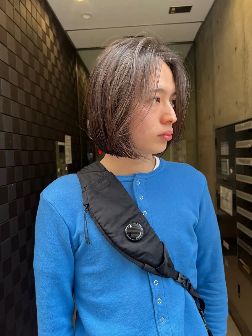 メンズ カット 大阪メンズパーマ /ショート/らいのヘアスタイル