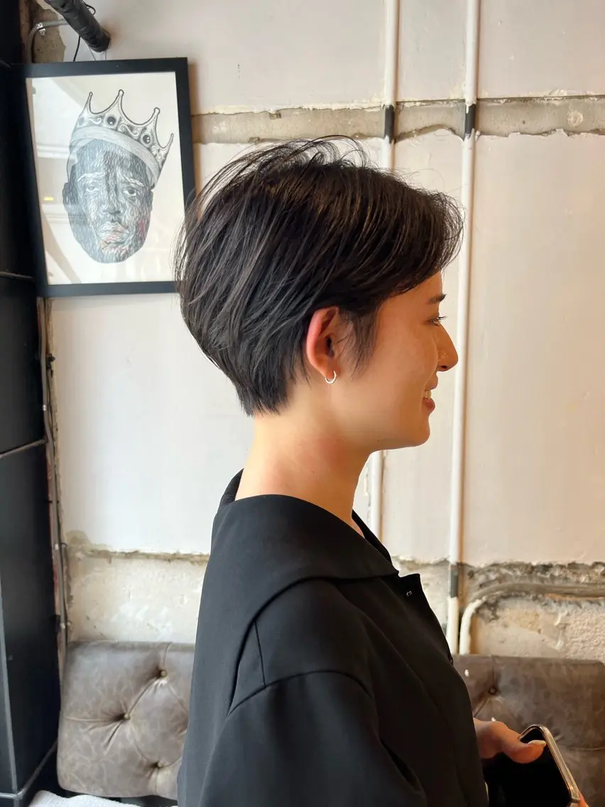 ショート カラー くびれヘア ショートヘア 【完全マンツー 恵比寿】佐藤 翔のヘアスタイル