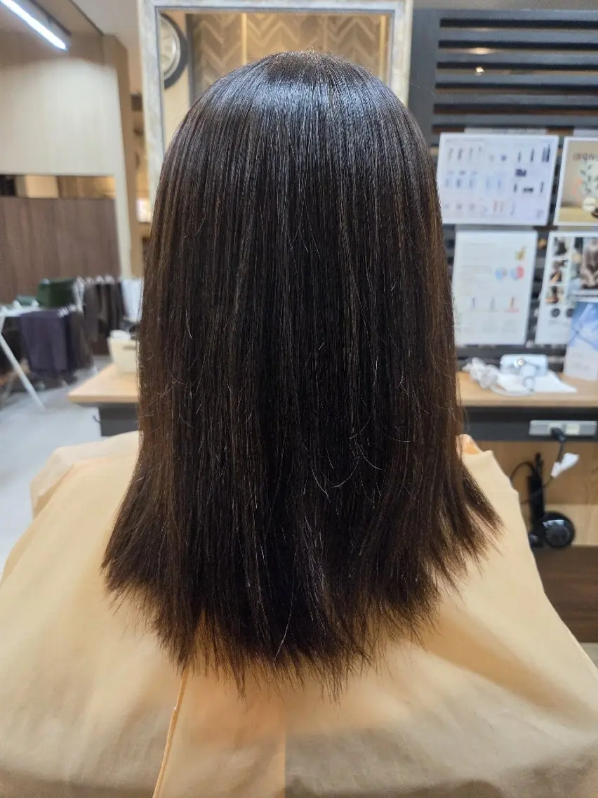 ミディアム ナカオ シュウヘイのヘアスタイル
