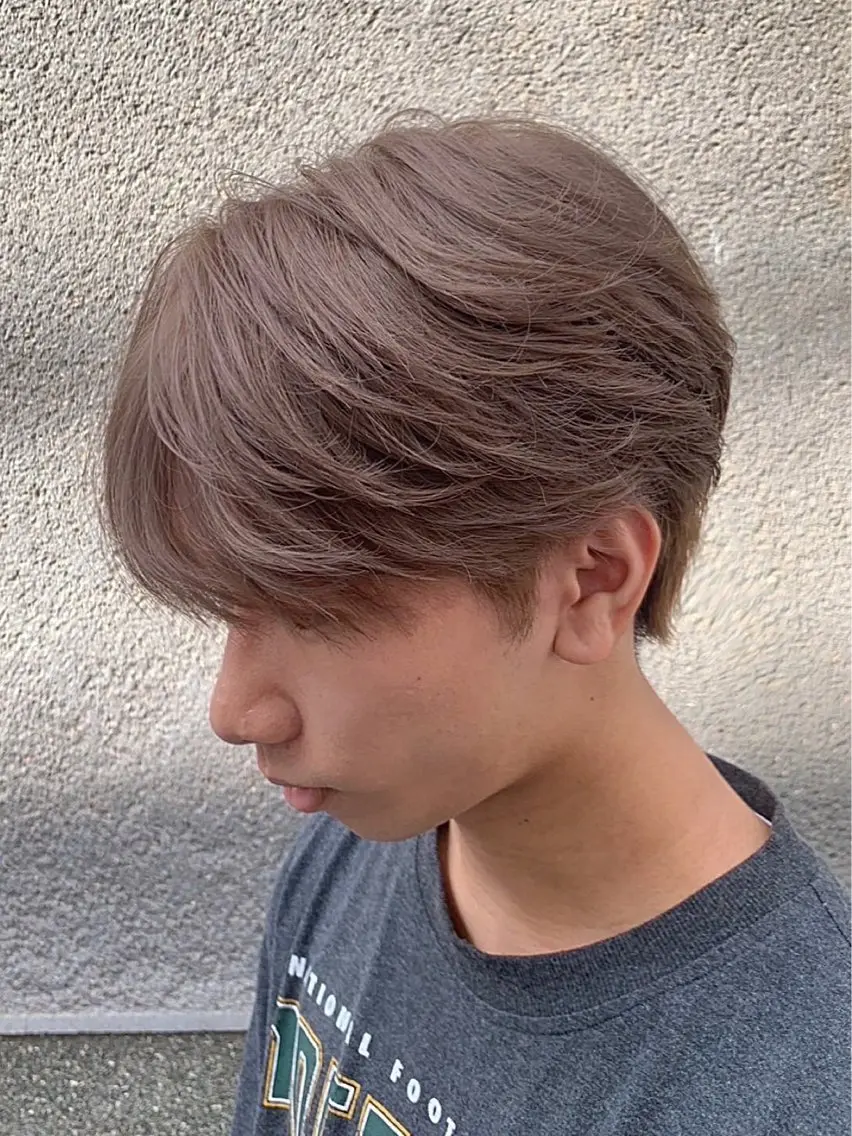 カラー メンズ 濱口 健慎のヘアスタイル