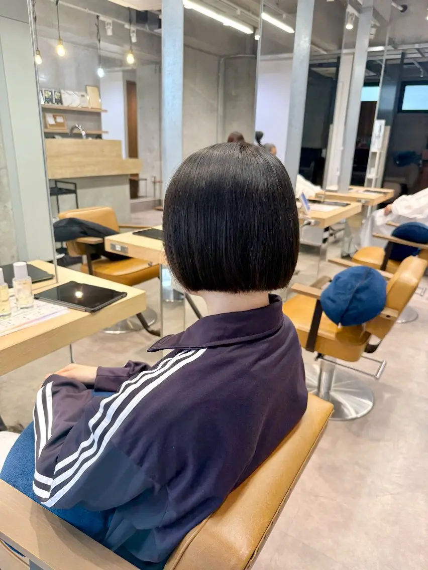 ショート カラー カット トリートメント ヘッドスパ ヘアセット 艶カラー/レイヤー/ 顔周り/ゆな🕊️のヘアスタイル