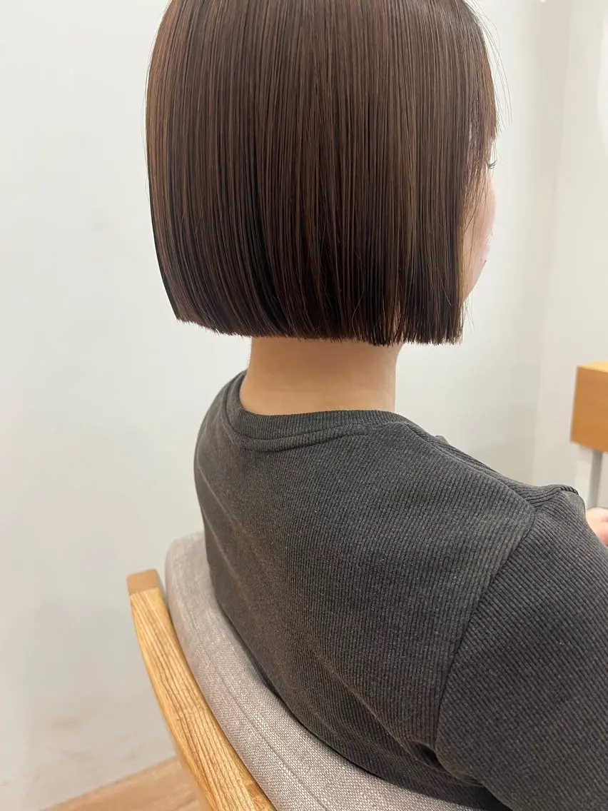 🍃似合わせカット×自然な仕上がりになる縮毛矯正×マイフォーストリートメントの写真