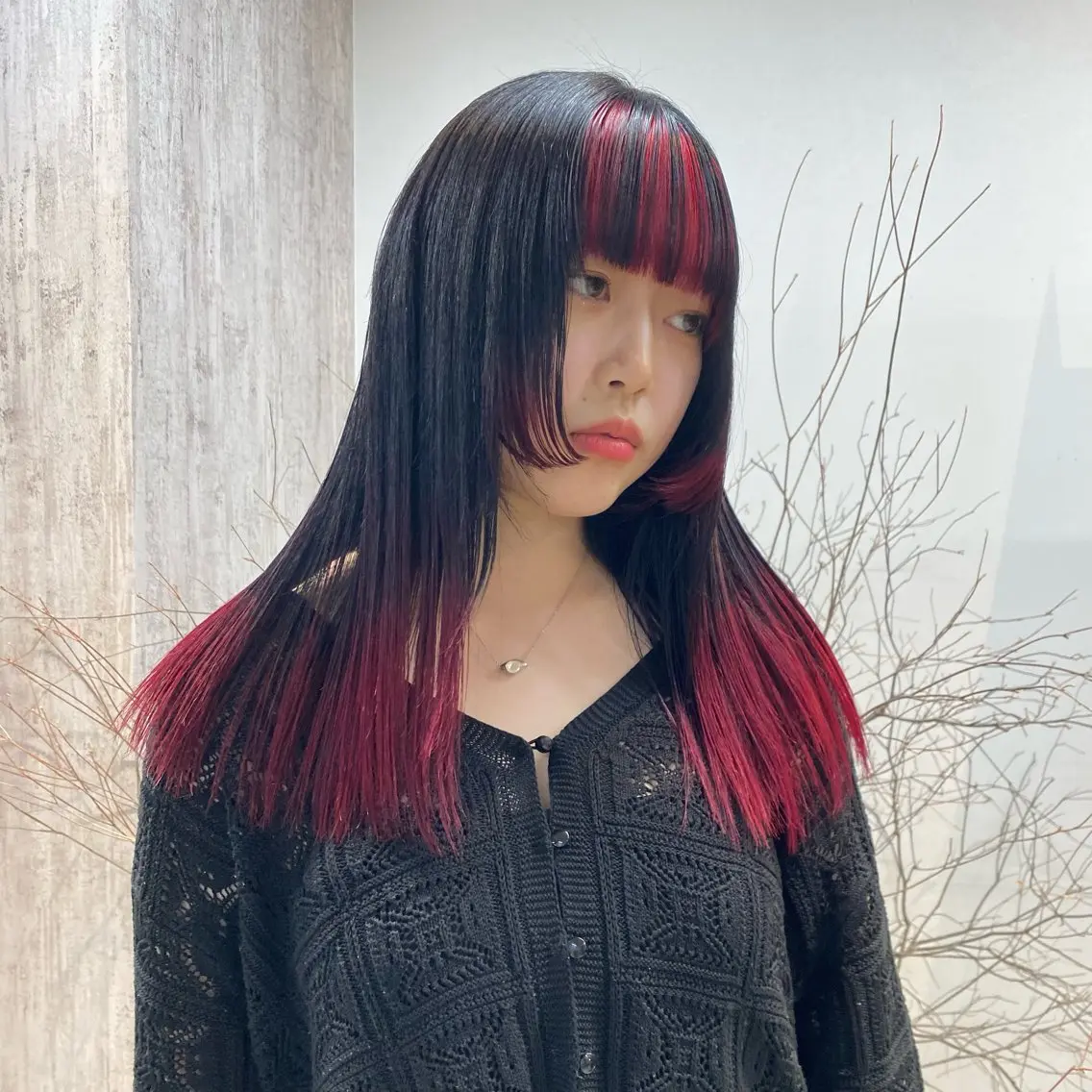 ロング 木村 夢のヘアスタイル
