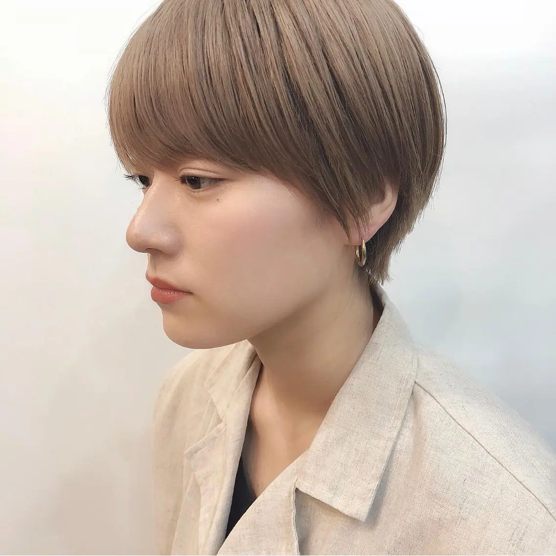 ショート 山野 稚奈のヘアスタイル