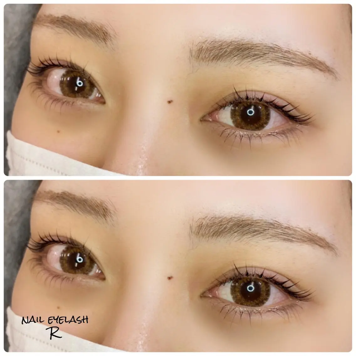 マツエク・マツパ 下まつげエクステ マツパ eyelash R𓇼eri🐈️の眉毛・アイブロウイメージ