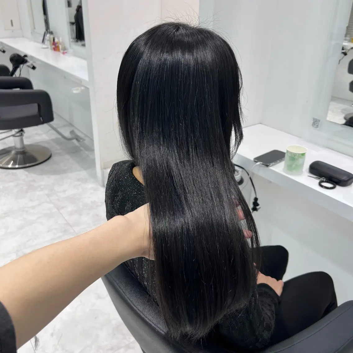 ロング カラー ケアカラー ロング カット ヘアカラー ヘアセット 🐺韓国風メンズ特化 あさひ🐺のヘアスタイル