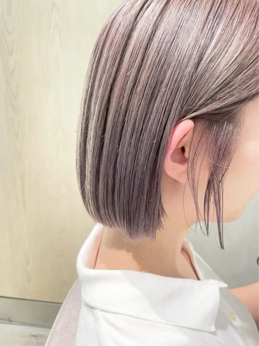 ショート カラー ダブルカラー ボブ ちえみ/ ボブ・ショート募集中のヘアスタイル