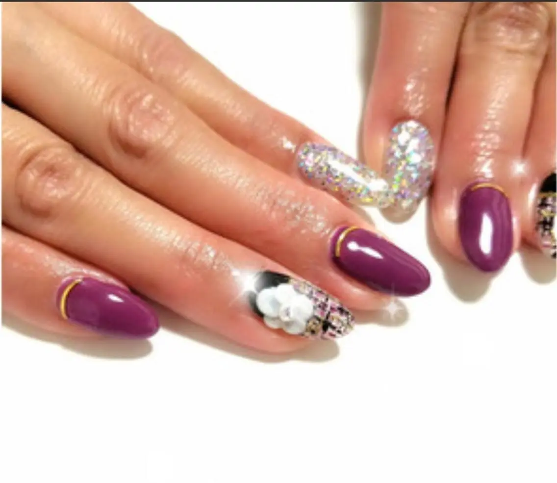 ネイル ツイードネイル nail salon ipuniのネイルデザイン