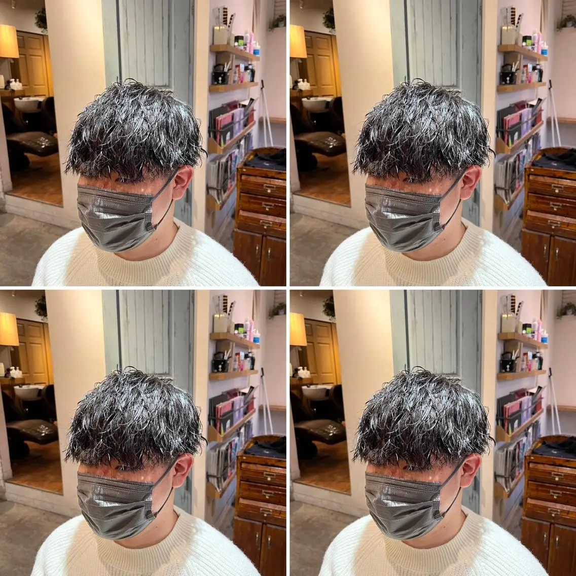 パーマ メンズ カット パーマ トリートメント ヘアセット メンズパーマ特化 店長望月謙二郎のヘアスタイル