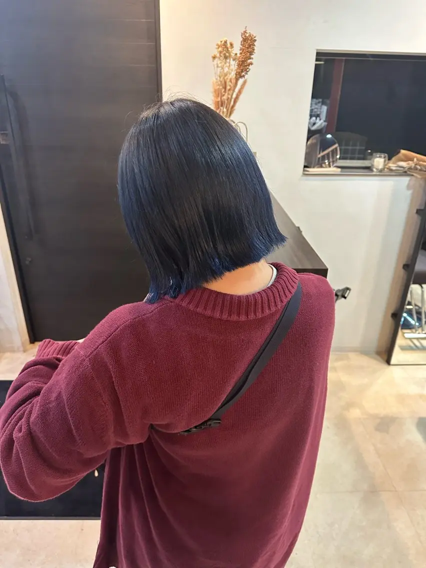 ショート カラー ボブ 出路 亜理紗のヘアスタイル