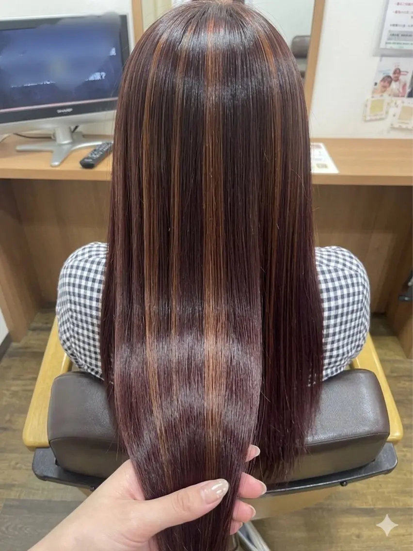 ロング カラー 佐々木 美希のヘアスタイル
