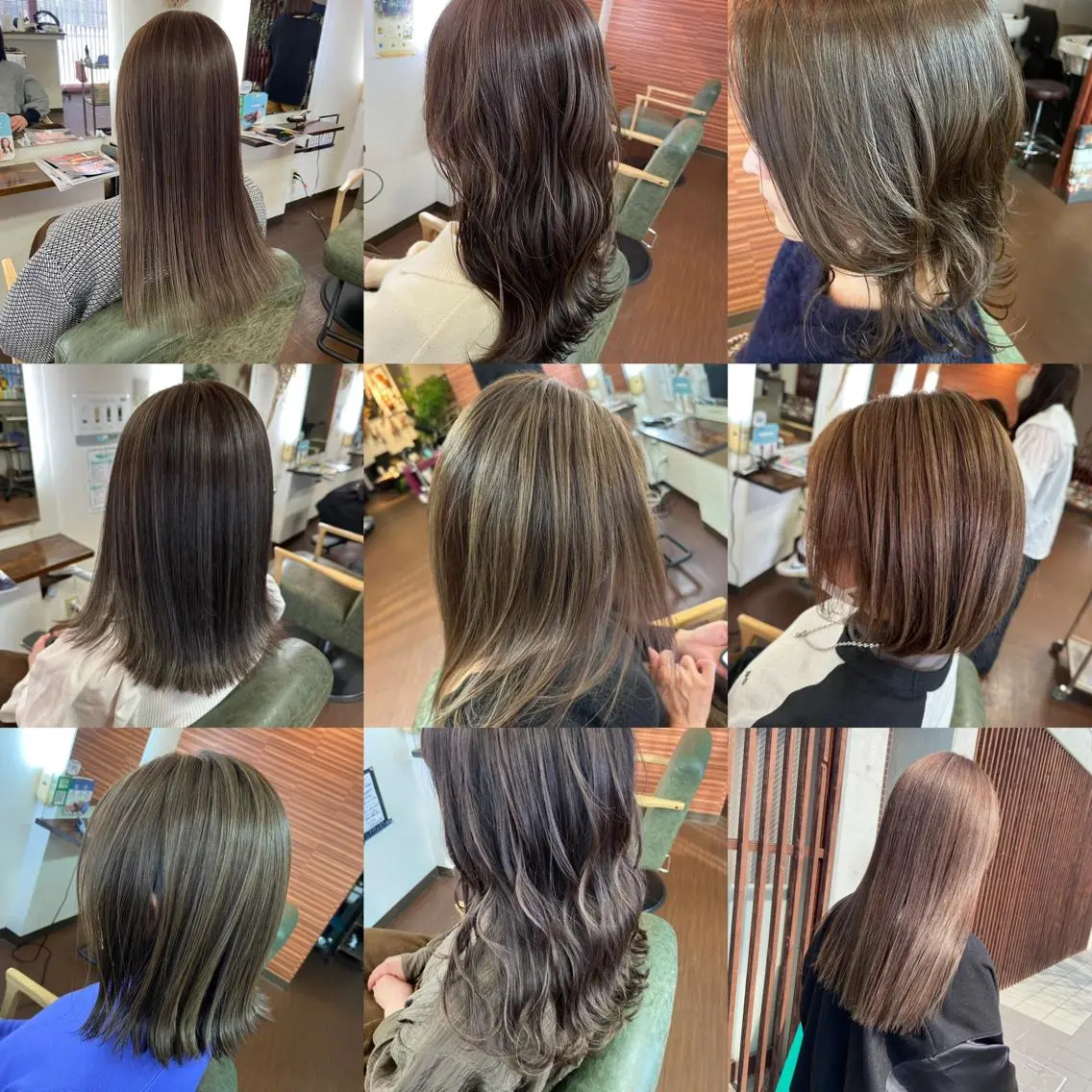 ロング カラー ハイライトカラー ハイライト カット ヘアカラー トリートメント 💜推しインナー カラー/菊池柊真💜のヘアスタイル