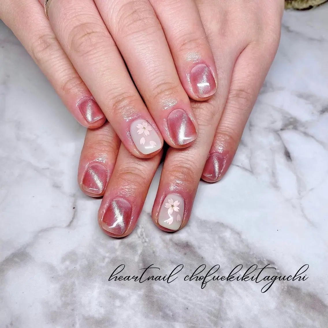 ネイル ハンドネイル 💎Heart Nail💎のネイルデザイン