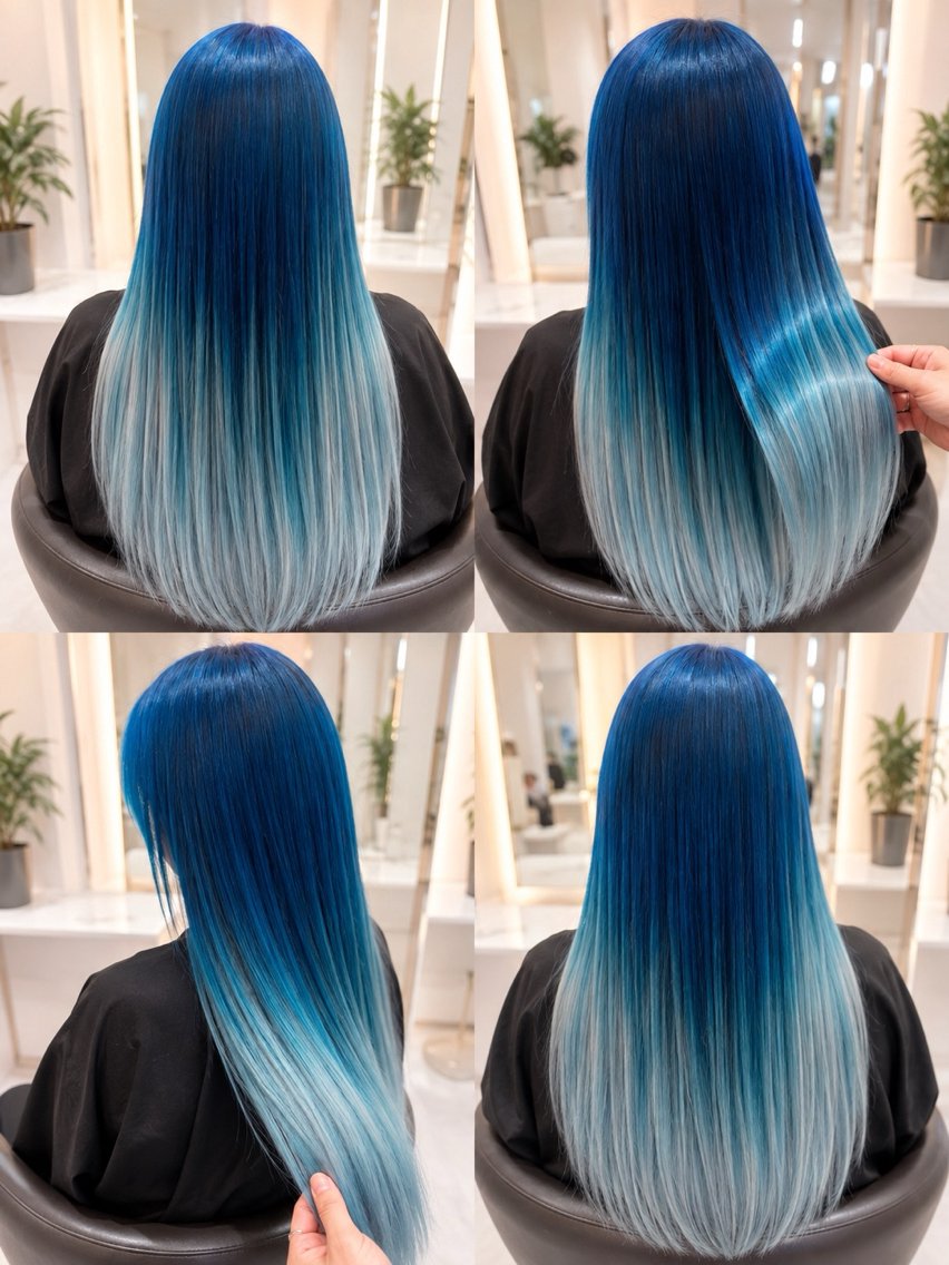 ロング カラー タケ ウチのヘアスタイル