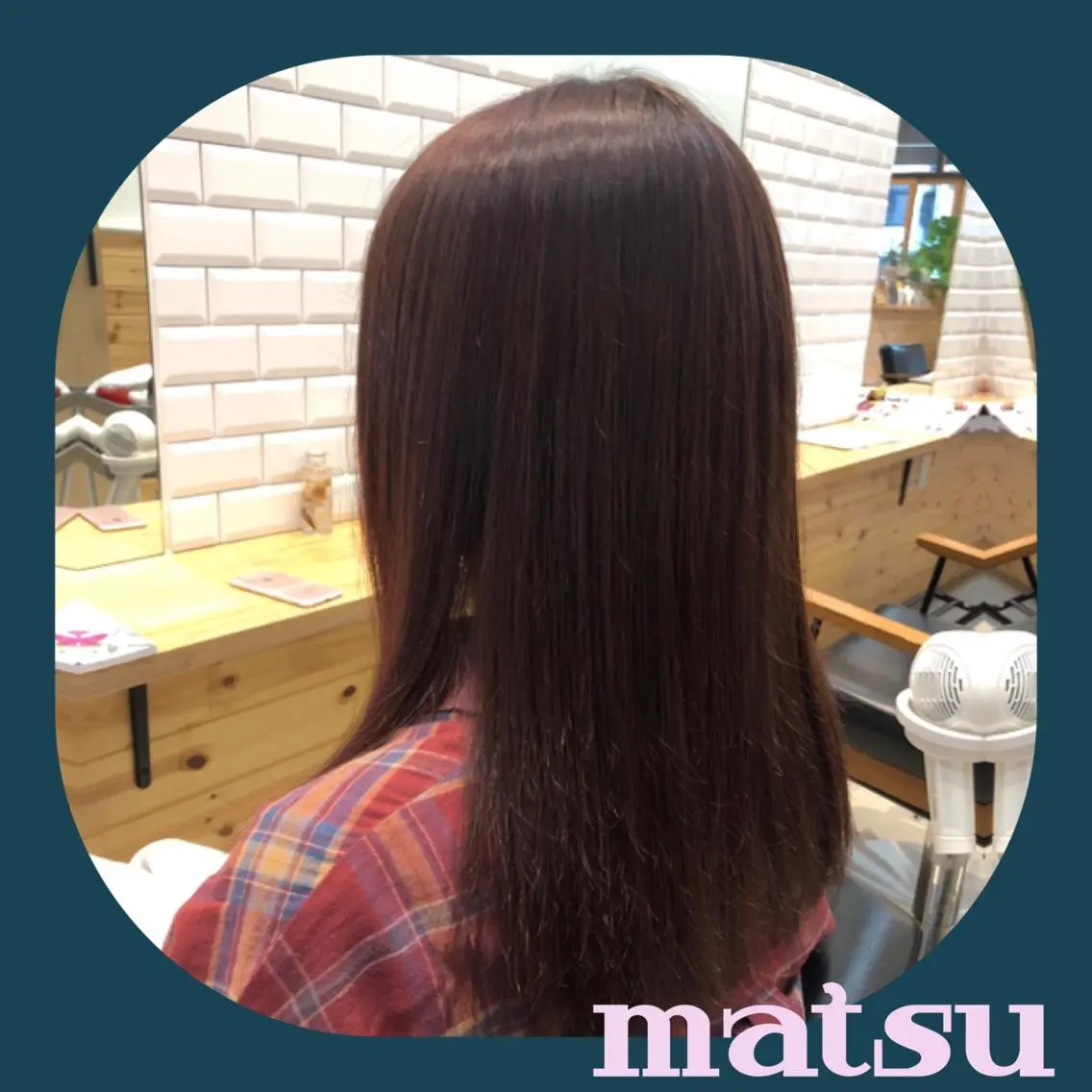 セミロング MATSU 🌟個性派カラーのヘアスタイル