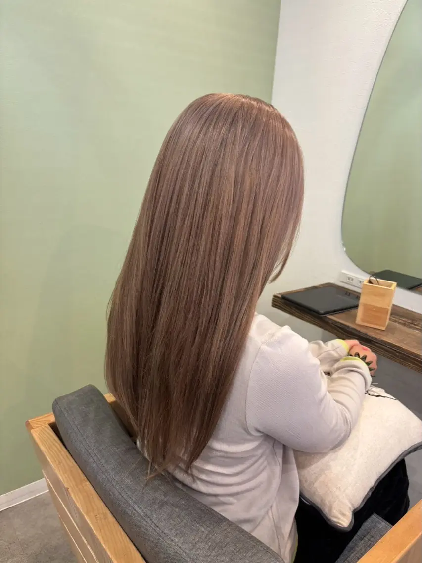 ロング カラー ヘアカラー トリートメント 池袋/艶カラー✖️ ☘️DEMURAのヘアスタイル