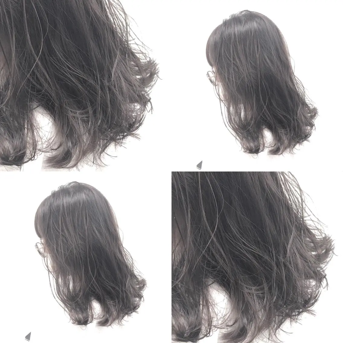 セミロング カラー パーマ ヘアアレンジ メンズ キッズ 上品＆韓国風 🥀海心🥀のヘアスタイル