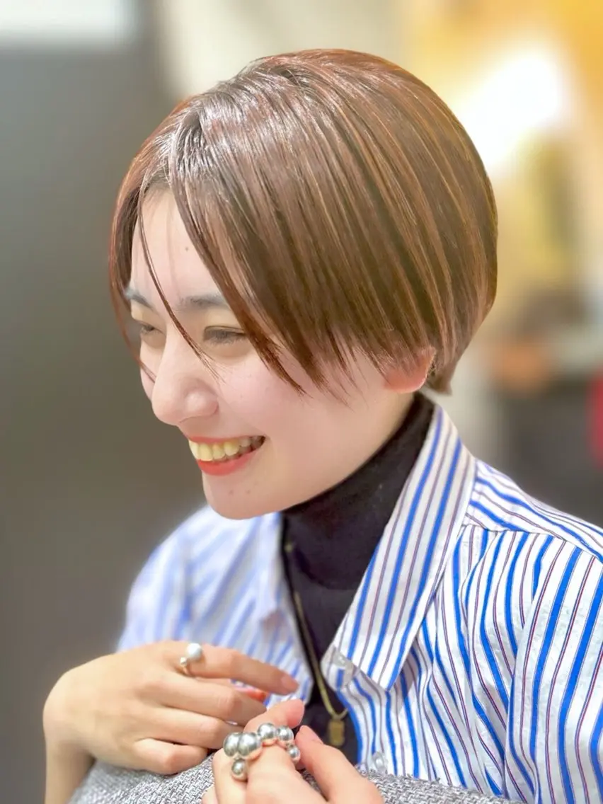 ショート 髪質改善 似合わせカット ショートヘア トリートメント 💎THE ECT 💎Yu-ka🪄✨のヘアスタイル