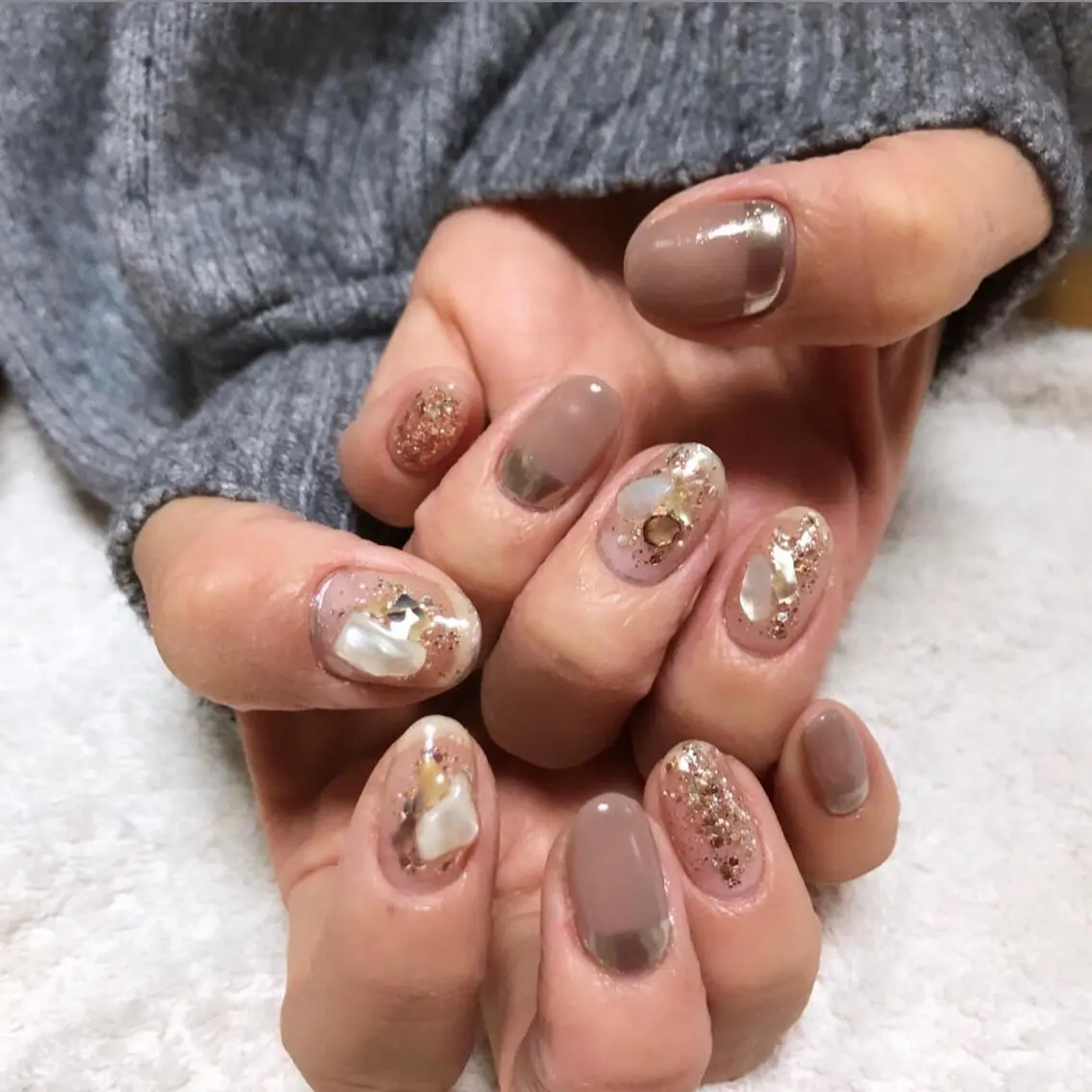 ネイル ハンドネイル private_ salon.Leaのネイルデザイン