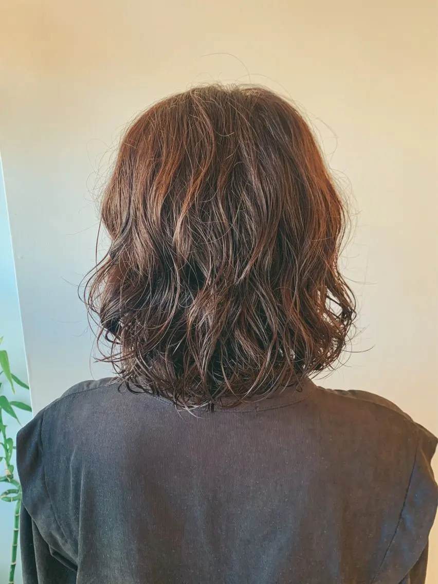 パーマ カット パーマ milis 知崎春奈のヘアスタイル
