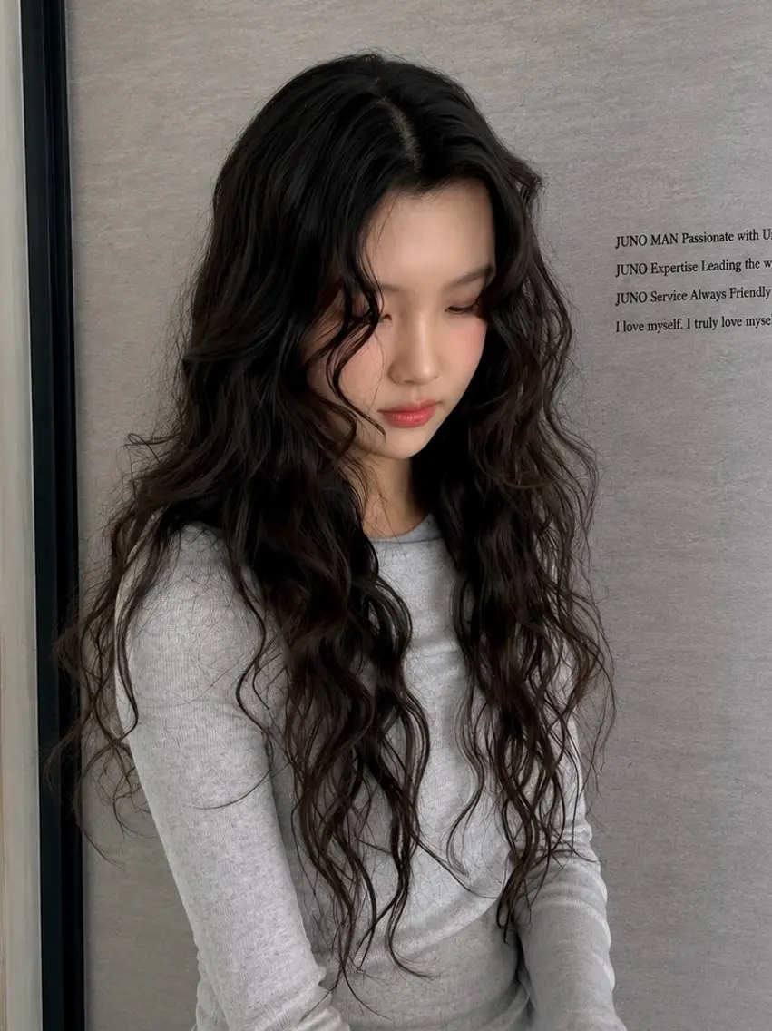 パーマ 本場韓国ヘア特化 아이비/Aibiのヘアスタイル