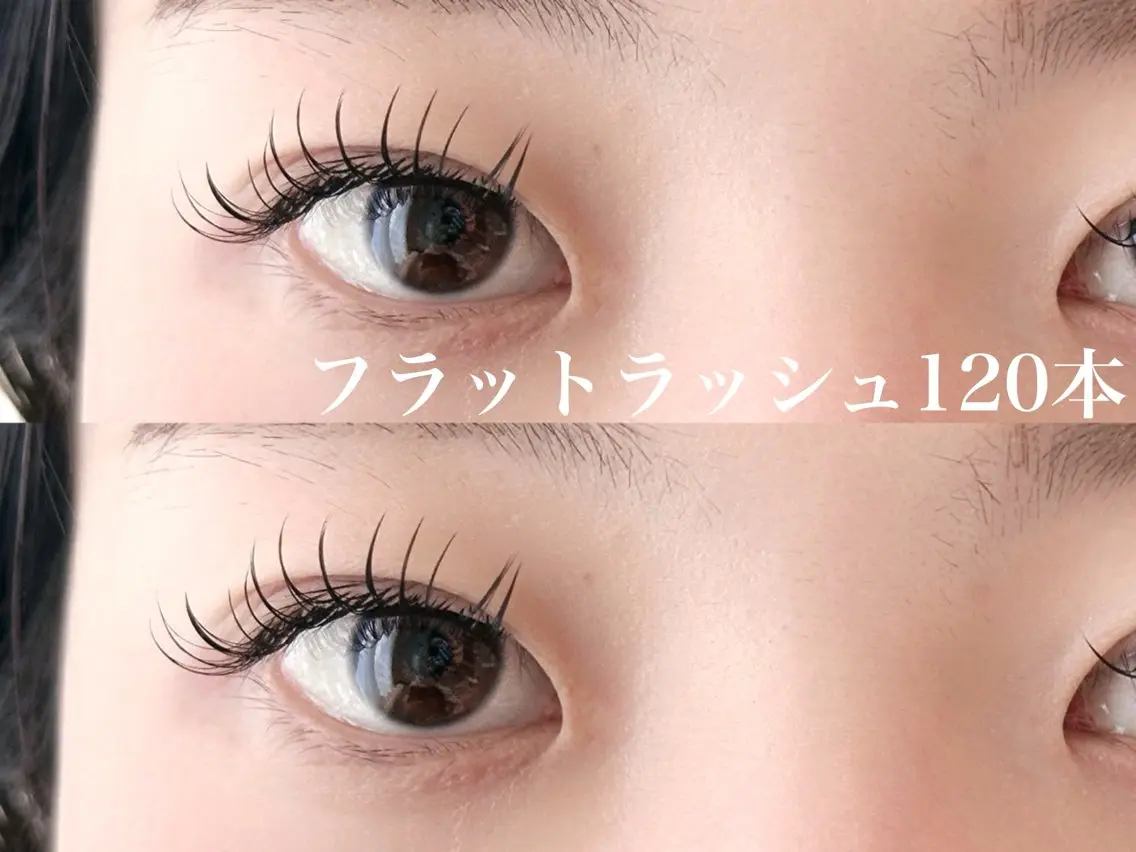 マツエク・マツパ フラットラッシュ マツエク 𝐉𝐎𝐋𝐈 アイリスト ❤︎のマツエク・マツパデザイン