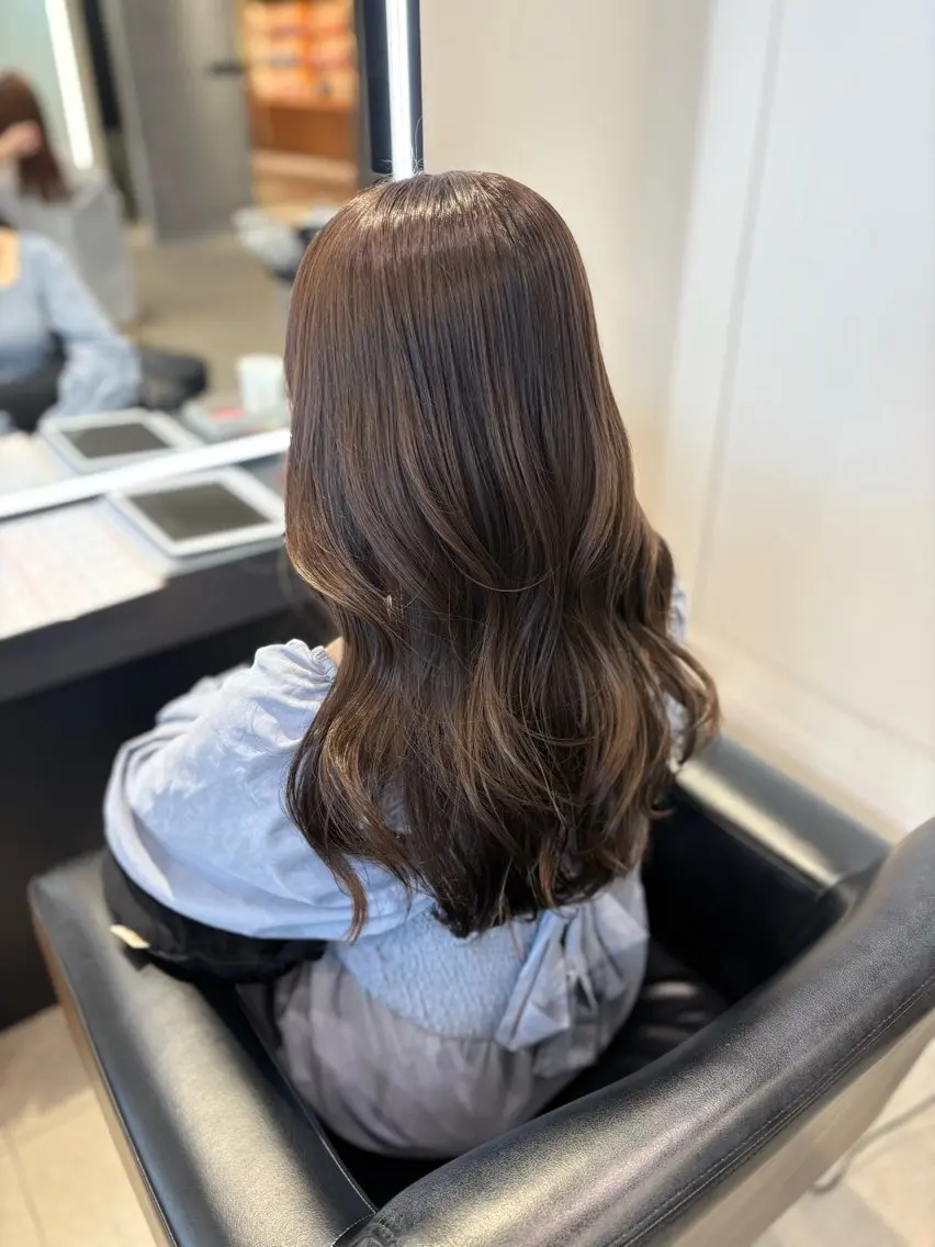 ロング 髪質改善・水素カラー ARIA(ému)のヘアスタイル
