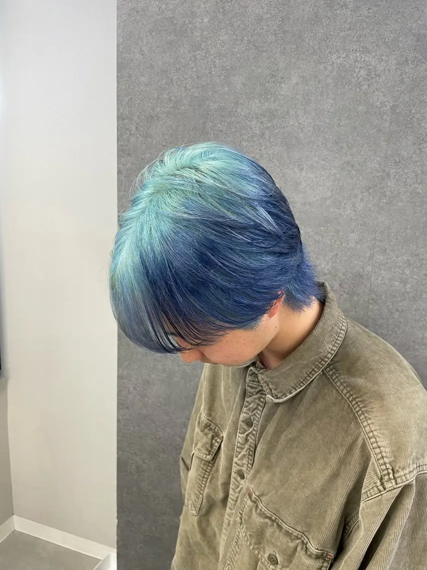 カラー メンズ カマタ ハルキのヘアスタイル