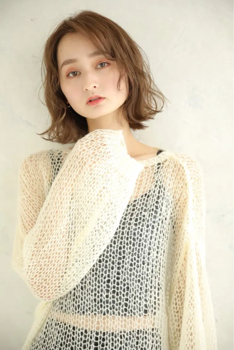 ミディアム march merryのヘアスタイル