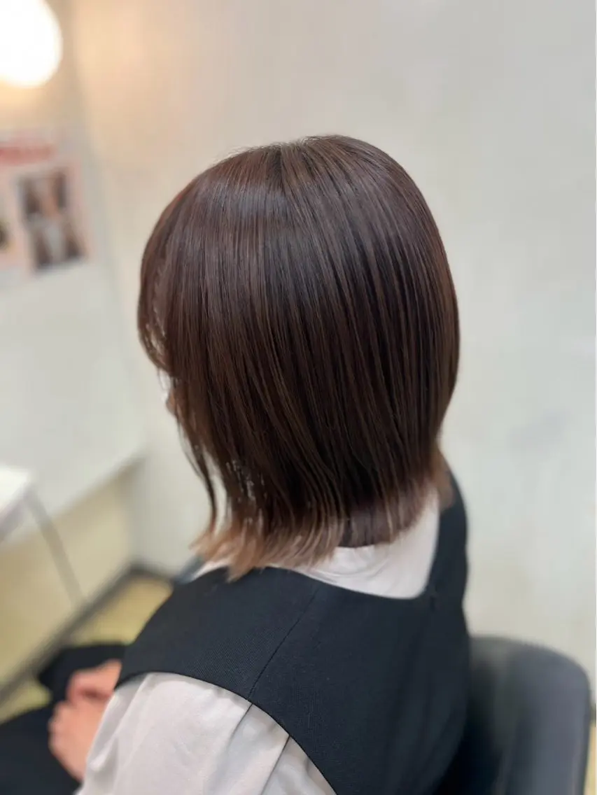 ミディアム カラー 透明感カラー ヘアカラー 💙眞榮田 純花💙のヘアスタイル