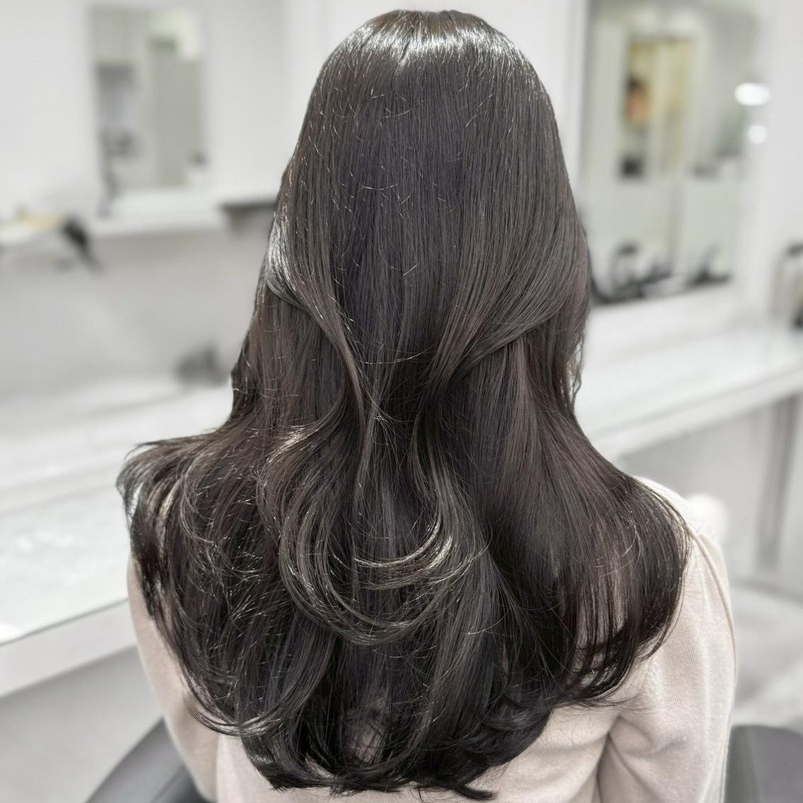 カラー カット ヘッドスパ ヘアセット 透明感赤み消し🌿 垢抜けカラー/渋谷のヘアスタイル