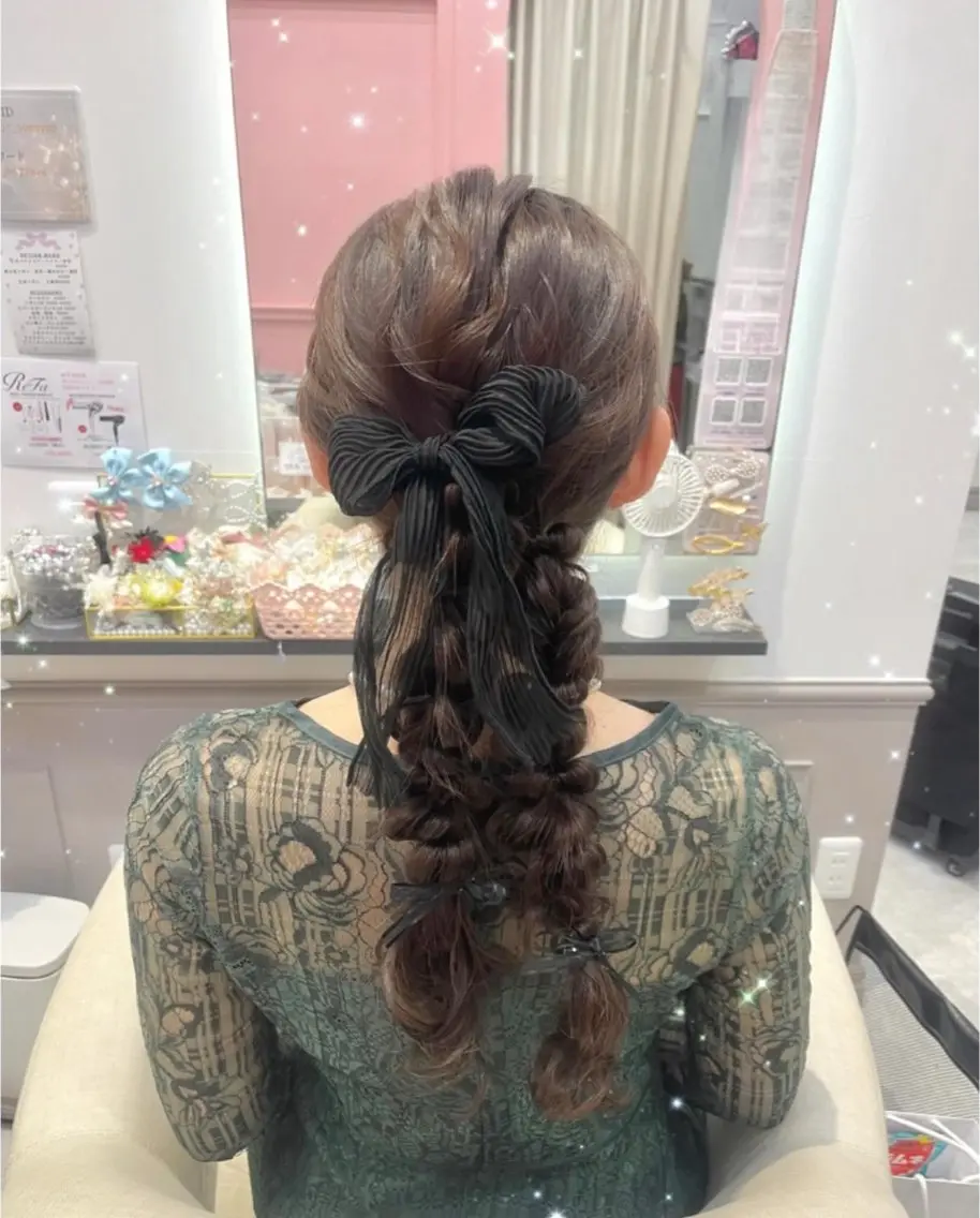 ヘアアレンジ lien eriiのヘアスタイル
