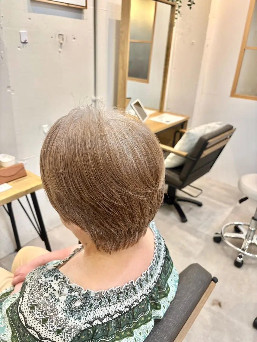 ショート 🥨伊藤みやこ🥨 カットモデル🌈のヘアスタイル
