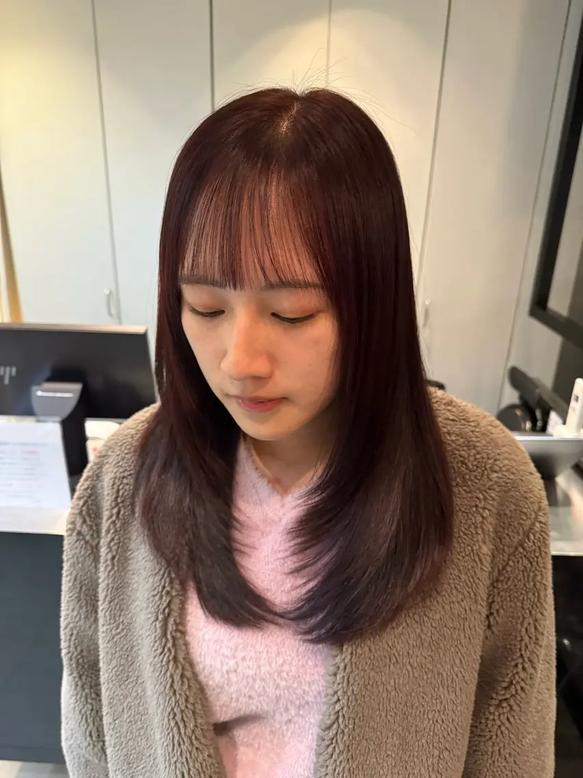 ロング カラー レイヤー/ボブ/艶髪 🎀ENA🎀のヘアスタイル