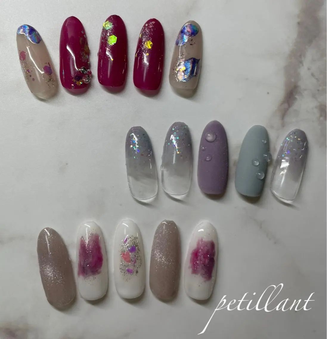 ネイル nail salon petillantのネイルデザイン