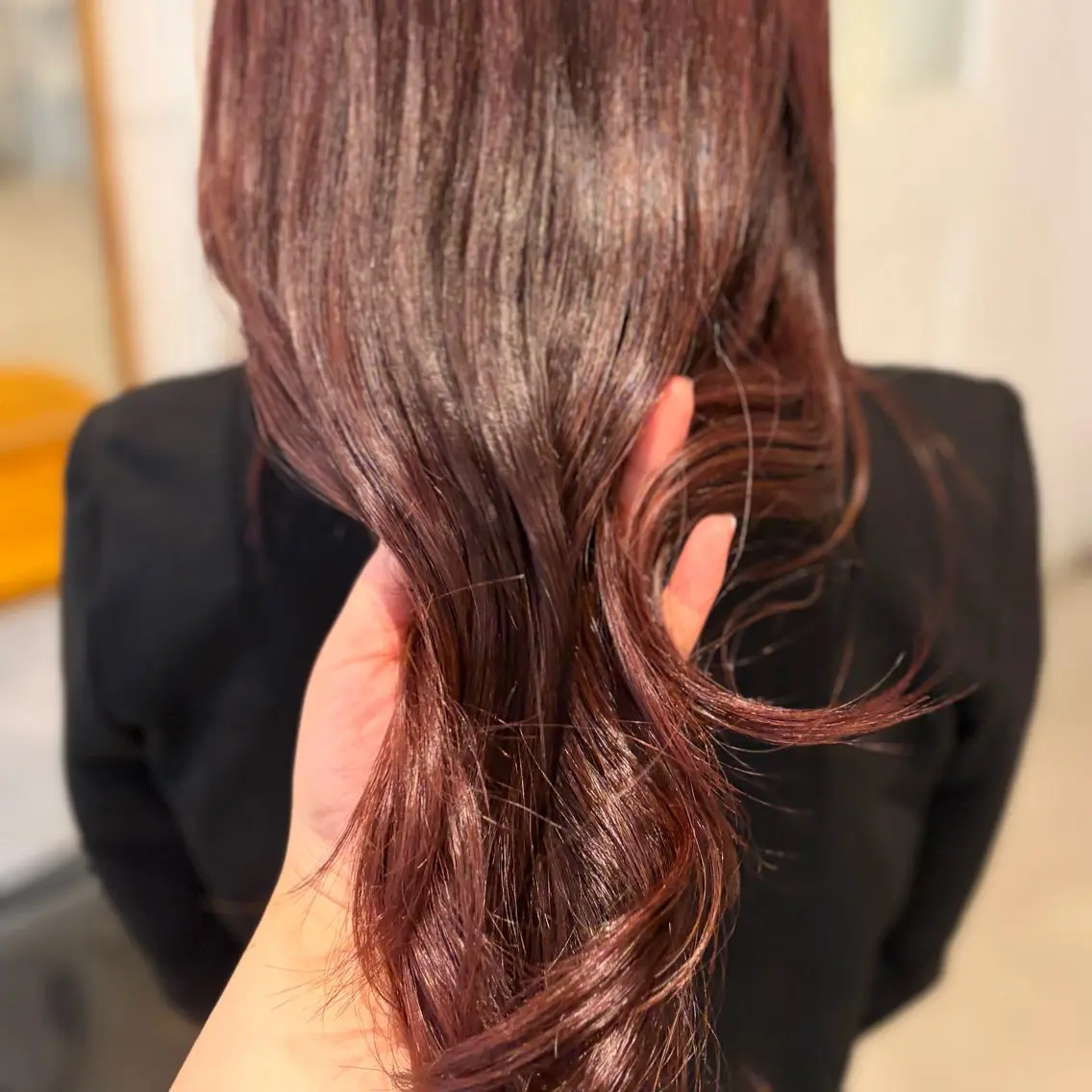 カラー ブリーチ ヘアカラー トリートメント 増山美咲 /LINE/横浜のヘアスタイル