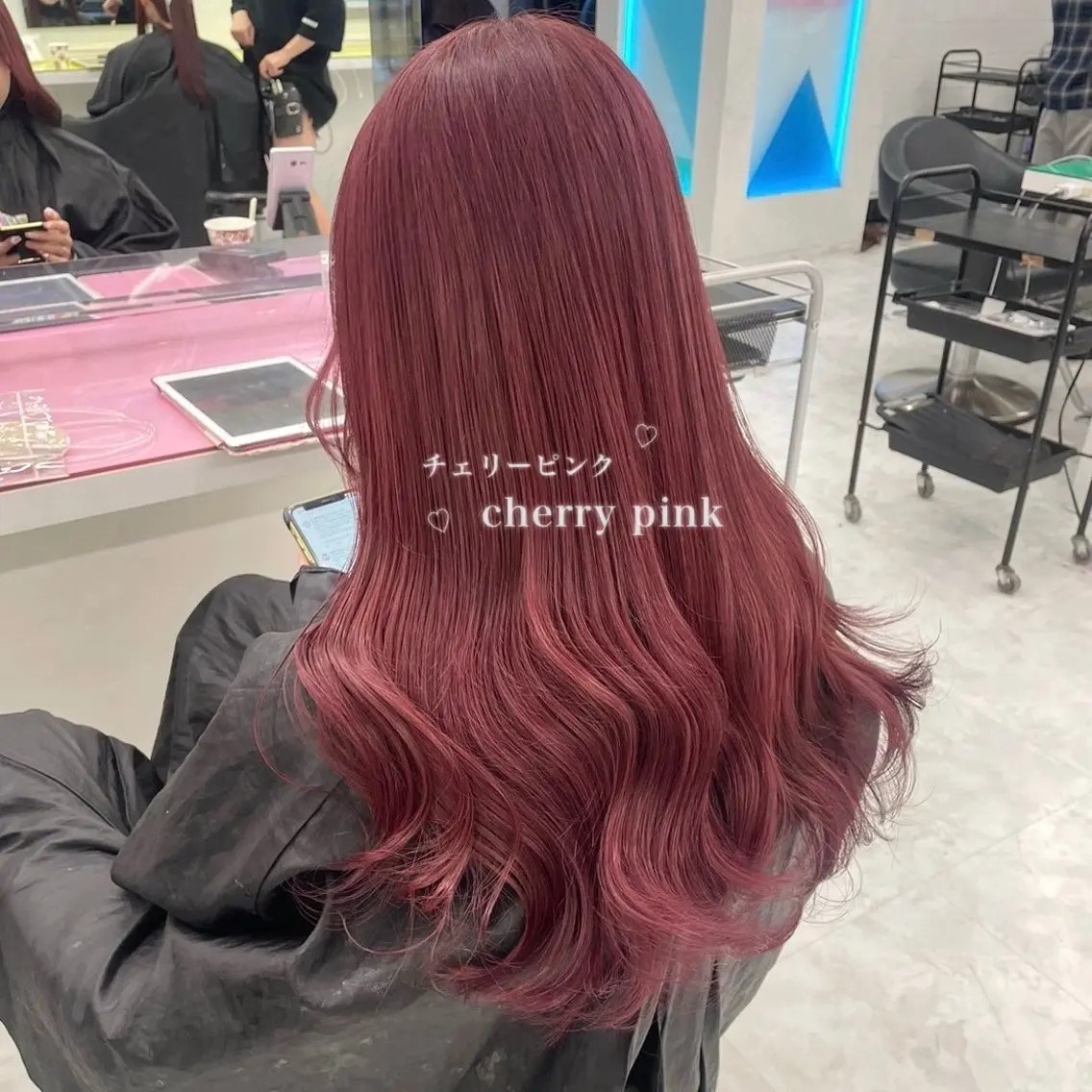 ロング カラー 韓国風艶髪🎀 暖色カラー🤍のヘアスタイル